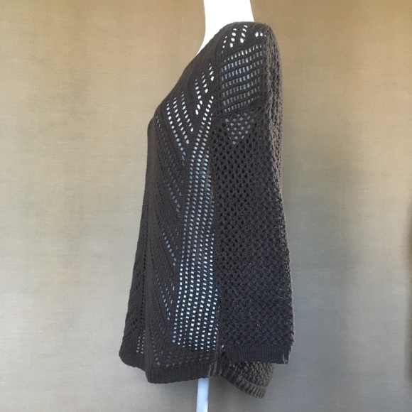 Chelsea & Theodore Sweaters Chelsea Theodore Nwt Open Knit Crochet